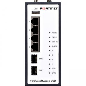 Fortinet FortiGate Rugged Network Security/Firewall Appliance FGR-30D-BDL-874-60 30D