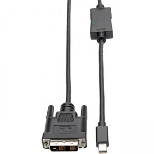 Tripp Lite Mini DisplayPort to DVI Adapter Cable (M/M), 1080p, 3 ft P586-003-DVI