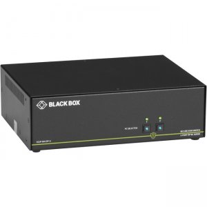 Black Box NIAP 3.0 Secure 2-Port Dual-Head DisplayPort KVM Switch SS2P-DH-DP-U