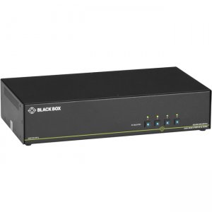 Black Box Secure NIAP 3.0 KVM Switch - Dual-Head, HDMI, CAC, 4K, 4-Port SS4P-DH-HDMI-UCAC