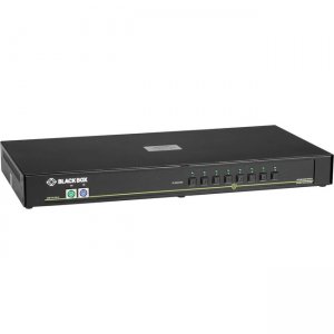 Black Box NIAP 3.0 Secure 8-Port Single-Head DVI-I KVM Switch SS8P-SH-DVI-U