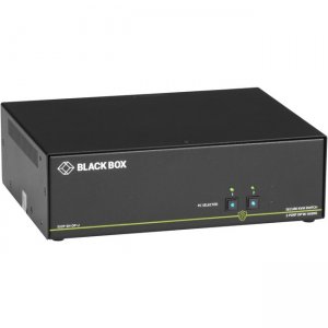 Black Box NIAP 3.0 Secure 2-Port Single-Head DisplayPort KVM Switch SS2P-SH-DP-U