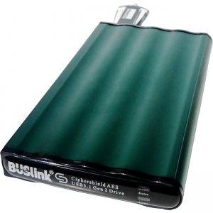 Buslink CipherShield AES Encrypted External Portable Slim SSD Drive DSE-500SDU31G2