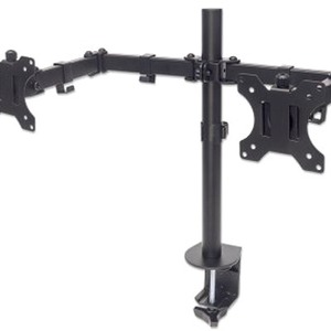 Manhattan Universal Dual Monitor Mount with Double-Link Swing Arms 461528