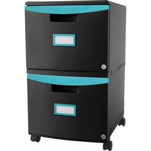Storex 2-drawer Mobile File Cabinet 61315U01C STX61315U01C