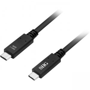 SIIG USB 3.1 Type-C Gen 1 Cable 60W - 1M CB-TC0D11-S1