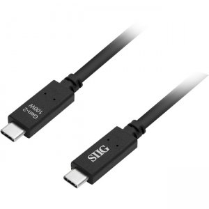 SIIG USB 3.1 Type-C Gen 2 Cable 100W - 1M CB-TC0F11-S1