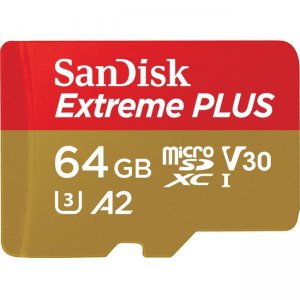 SanDisk 64GB Extrene PLUS microSDXC Card SDSQXBZ-064G-ANCMA