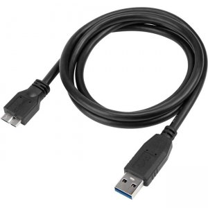 Targus 1M USB-A Male to micro USB-B Male Cable ACC1004USZ