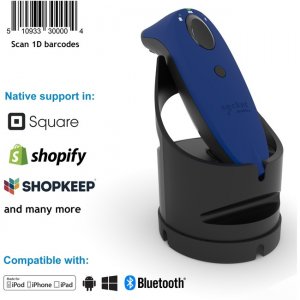 Socket Mobile SocketScan® , Linear Barcode Scanner, Blue & Black Charging Dock CX3465-1933 S700