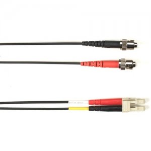 Black Box Fiber Optic Duplex Patch Network Cable FOLZH62-010M-STLC-BK
