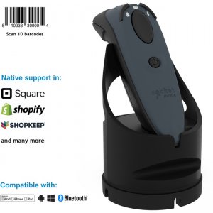 Socket Mobile DuraScan® , Linear Barcode Scanner, Gray & Charging Dock CX3466-1934 D700