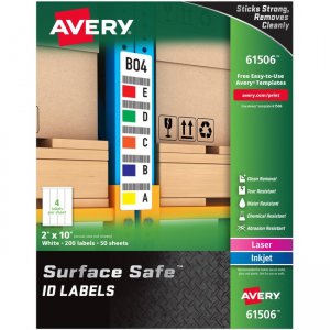 Avery Surface Safe ID Labels 61506 AVE61506