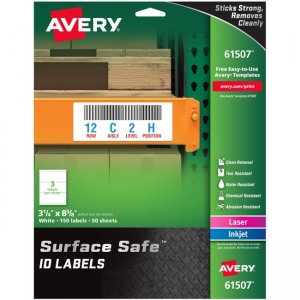 Avery Surface Safe ID Labels 61507 AVE61507