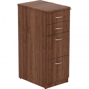 Lorell Walnut Laminate 4-drawer File Cabinet 16236 LLR16236
