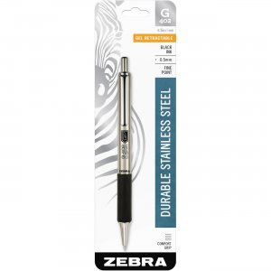 Zebra Pen 4 Series Gel Retractable Pen 49211 ZEB49211 G-402