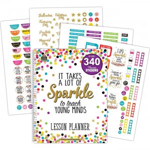 Teacher Created Resources Confetti Lesson Planner 2152 TCR2152