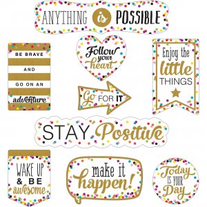 Teacher Created Resources Confetti Positive Accents 77326 TCR77326