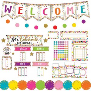 Teacher Created Resources Confetti Decor Bulletin Set 9460 TCR9460
