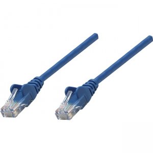 Intellinet Cat6a S/FTP Network Patch Cable, 25 ft (7.5 m), Blue 741514