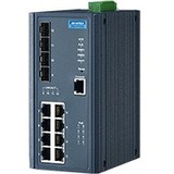 Advantech 8GE + 2G SFP + 2 VDSL2 port Managed Industrial Switch EKI-7712G-2FV-AE EKI-7712G-2FV