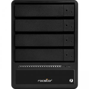 Rocstor Rocpro Thunderbolt 2 RAID 56 TB (4x14TB) 7200 RPM Desktop Storage T56949-01 T24