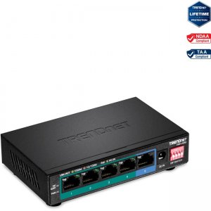 TRENDnet 5-Port Gigabit Long Range PoE+ Switch TPE-LG50