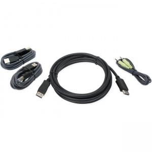Iogear 10 Ft. DisplayPort, USB KVM Cable Kit with Audio (TAA) G2L903UTAA3