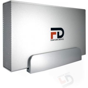 Fantom Drives Professional 12TB 7200RPM USB 3.0 / eSATA aluminum External Hard Drive - Silver GFSP12000EU3
