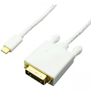 4XEM USB-C to DVI Cable - 6FT 4XUSBCDVI6