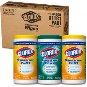 Clorox Disinfecting Wipes 3-pack 30208CT CLO30208CT