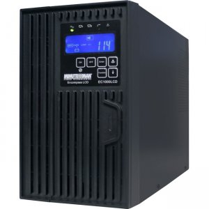 Minuteman 1000 VA On-line Tower UPS with 6 0utlets EC1000LCD