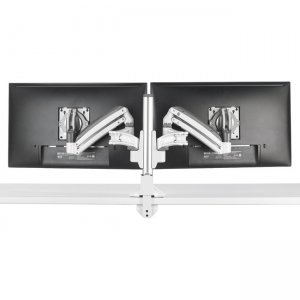 Chief KX Low-Profile Dual Monitor Arms, Column Desk Mount, White KXC220W