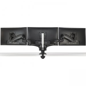 Chief KX Low-Profile Triple Monitor Arms, Column Desk Mount, Black KXC330B