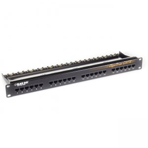 Black Box GigaTrue CAT6 Patch Panel - 1U, Unshielded, 24-Port JPM610A-R8