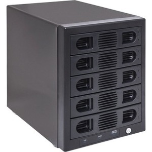 SYBA Multimedia 5 Bay 2.5" and 3.5" SATA HDD External USB 3.0 / eSATA RAID Hard Drive Enclosure