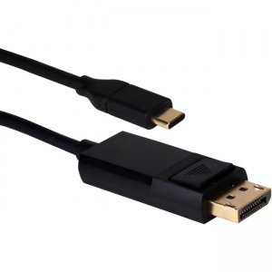 QVS 3ft USB-C / Thunderbolt 3 to DisplayPort UltraHD 4K/60Hz Video Converter Cable USBCDP-03