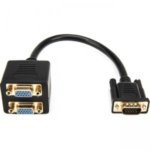 Rocstor Premium 1 ft VGA to 2x VGA Video Splitter Cable - M/F Y10A209-B1