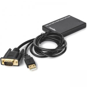 Rocstor VGA to HDMI Adapter with USB Power & Audio Y10A218-B1
