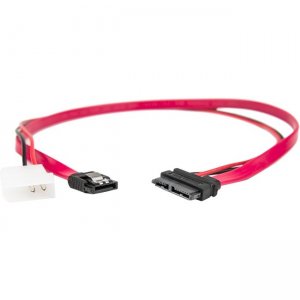 Rocstor 20in / 50cm Slimline SATA Male to SATA Cable Y10C252-R1