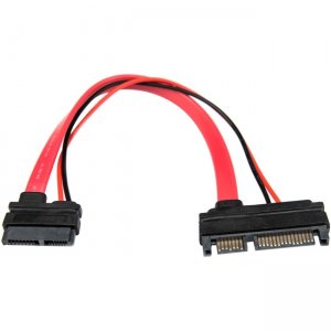 Rocstor 6in Slimline SATA to SATA Adapter with Power - F/M Y10C253-R1