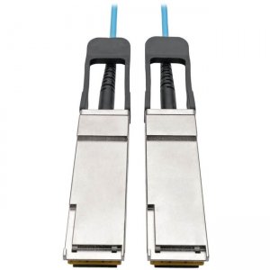 Tripp Lite QSFP+ to QSFP+ Active Optical Cable - 40Gb, AOC, M/M, Aqua, 10 m (32.8 ft.) N28F-10M