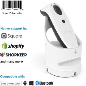 Socket Mobile SocketScan® , Linear Barcode Scanner, White & White Charging Dock CX3483-1978 S700