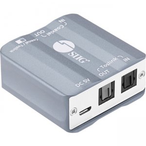 SIIG Toslink/Coaxial Bi-directional Audio Converter CE-AU0311-S1