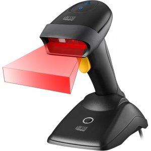 Adesso Spill Resistant Antimicrobial 2D Barcode Scanner NUSCAN 2500TB NuScan 2500TU