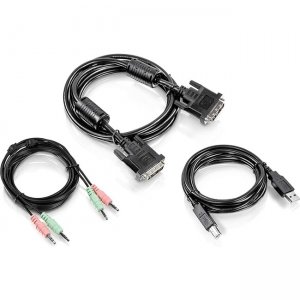 TRENDnet 6 ft. DVI-I, USB, and Audio KVM Cable Kit TK-CD06