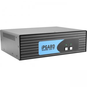 iPGARD Secure 2-Port, Dual-Head HDMI KVM Switch with Dedicated CAC Port & 4K Support SUHN-2D-P
