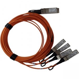 HPE 40GbE QSFP+ to 4x10GbE SFP+ 5m Active Optical Cable Q9S66A