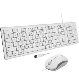 Macally Full Size USB Keyboard and Optical USB Mouse Combo For Mac QKEYCOMBO