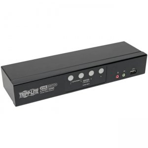 Tripp Lite 4-Port HDMI/USB KVM Switch with Audio/Video and USB Peripheral Sharing B004-HUA4-K